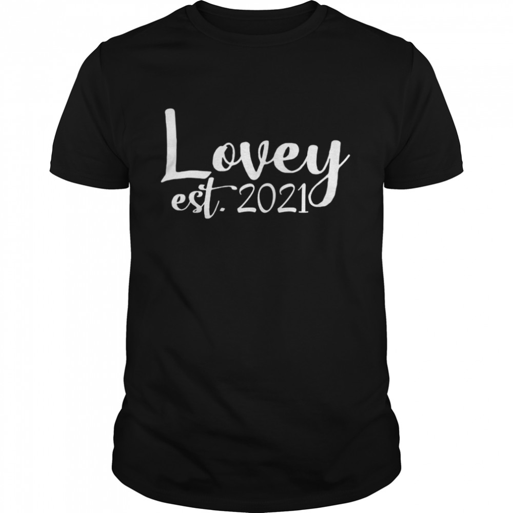 Lovey Est 2021 Cute Grandma Mother’s Day Classic Men's T-shirt