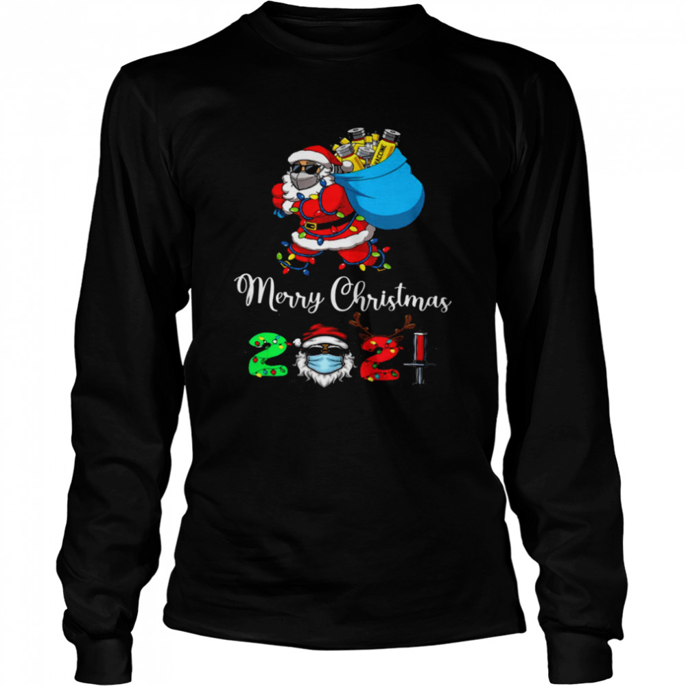 Merry Chirstmas 2021 Santa Long Sleeved T-shirt