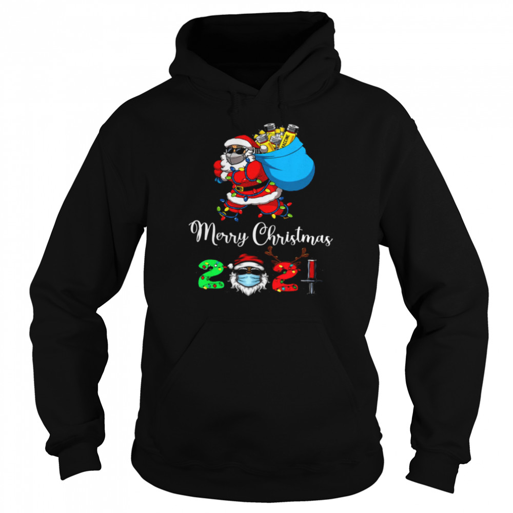 Merry Chirstmas 2021 Santa Unisex Hoodie