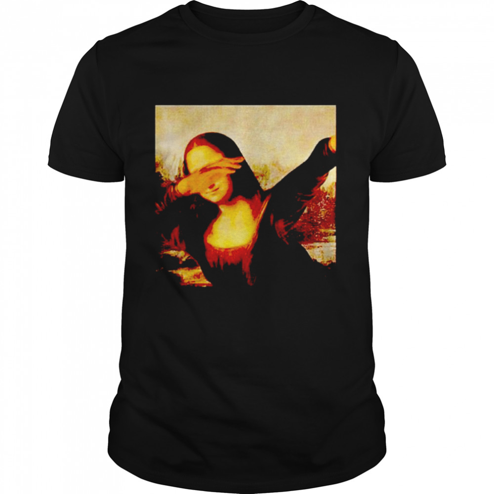 Mona Lisa dabbing shirt Classic Men's T-shirt