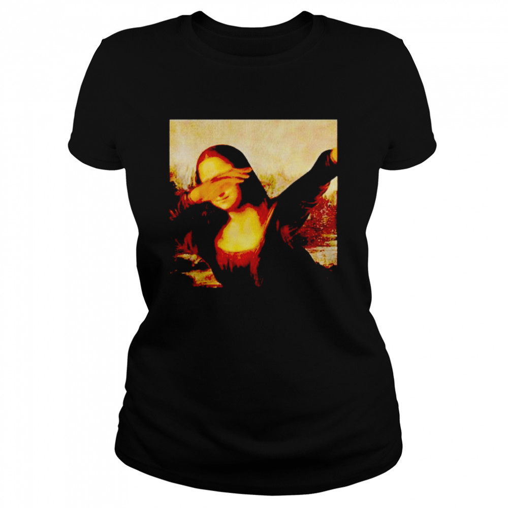 Mona Lisa dabbing shirt Classic Women's T-shirt