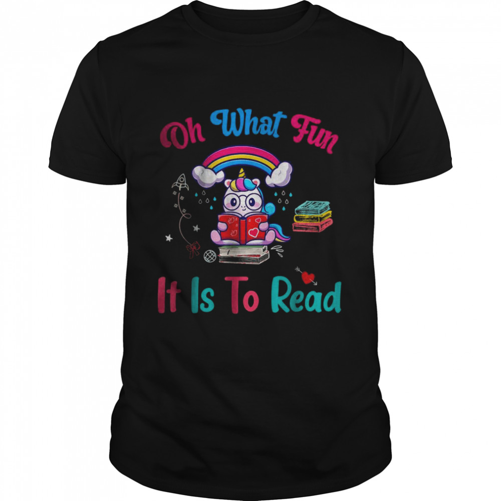 Oh What Fun It Is To Read T- Classic Men's T-shirt