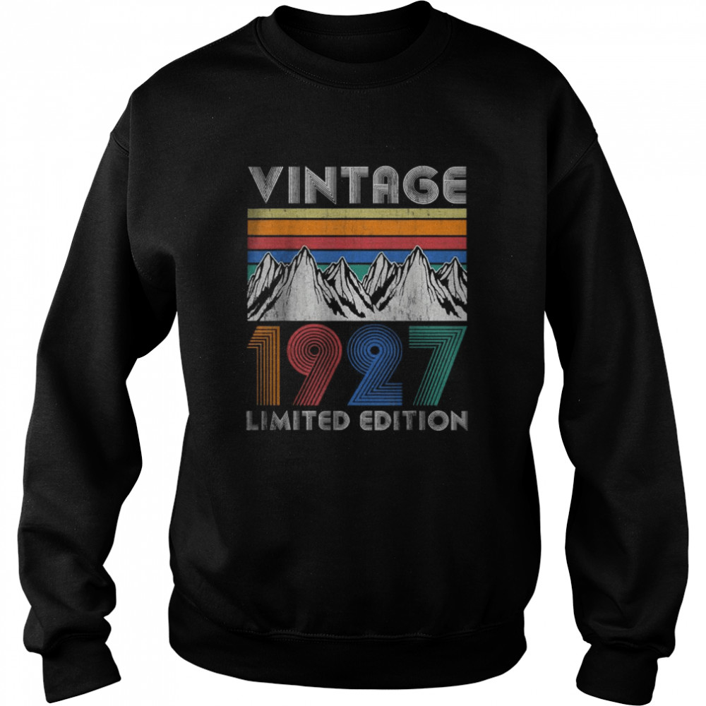 Vintage 1927 Limited Edition shirt Unisex Sweatshirt