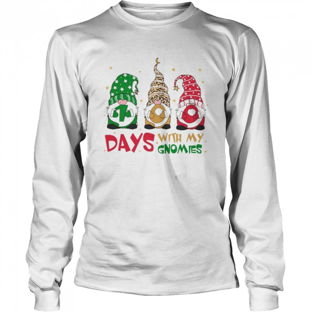 100 Days With My Gnomies shirt Long Sleeved T-shirt