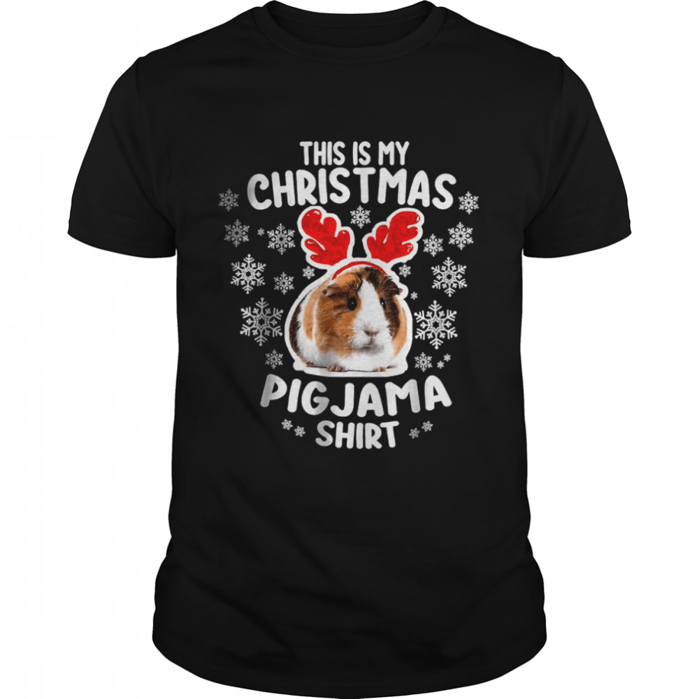 guinea pig christmas t shirt