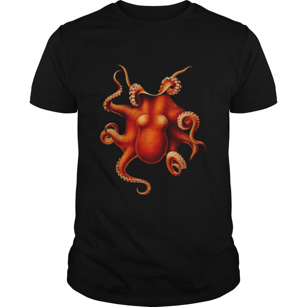 Octopus Release the Kraken Nautical Sea Ocean Animal Classic Men's T-shirt