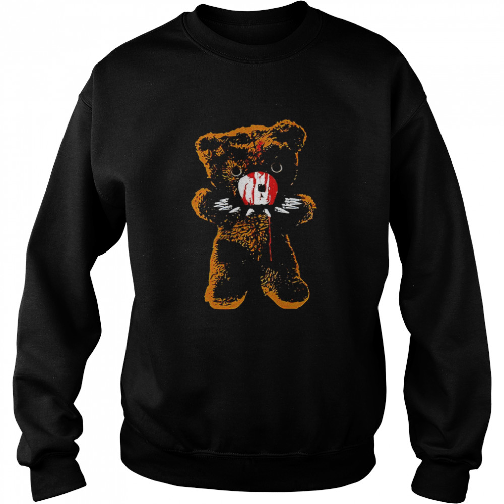 Punxnkisses Bloody Bear shirt Unisex Sweatshirt