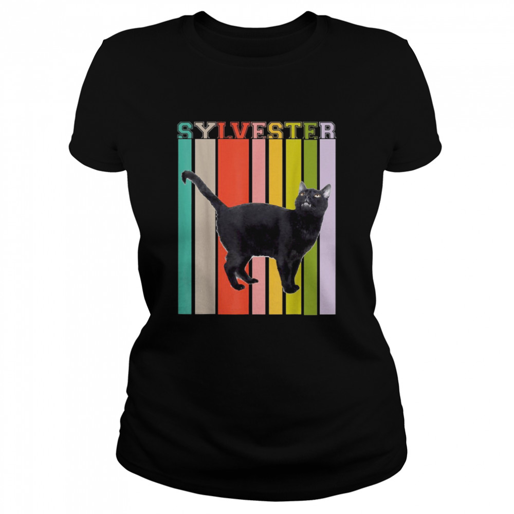 Retro sylvester talking_kitty_cat Classic Women's T-shirt