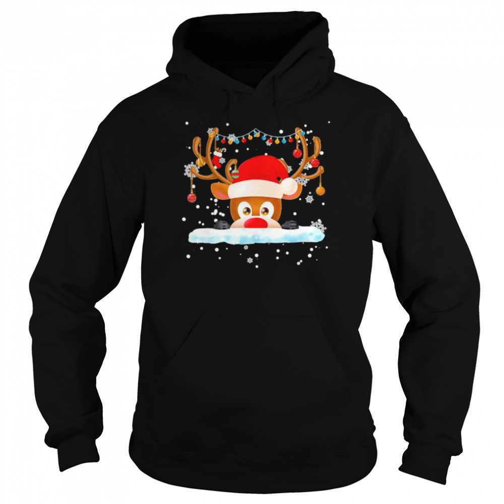 Rudolph the Red Nose Reindeer Christmas Pajama shirt Unisex Hoodie