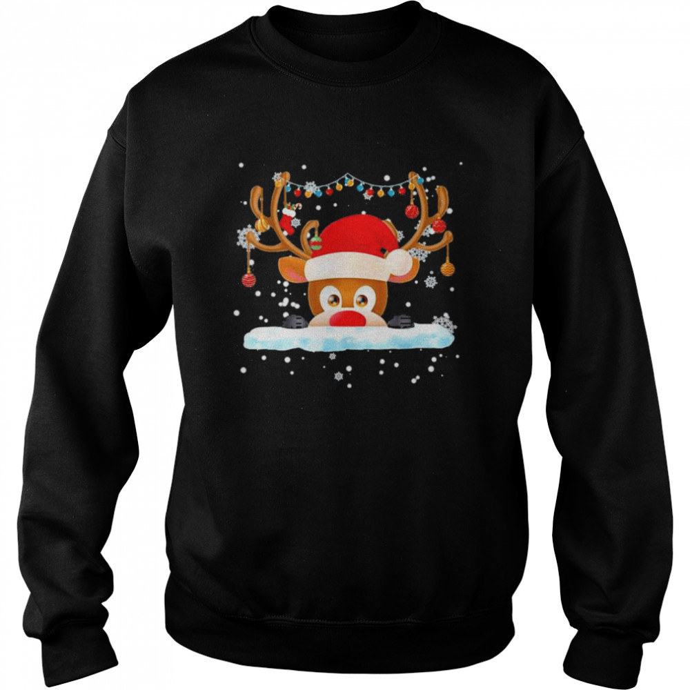 Rudolph the Red Nose Reindeer Christmas Pajama shirt Unisex Sweatshirt