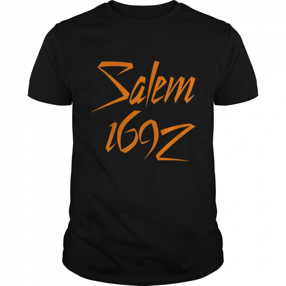 Salem 1692 Halloween Witch Trial Massachusetts Spooky  Classic Men's T-shirt