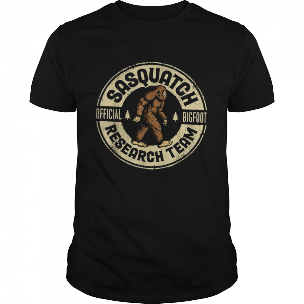 Sasquatch Official Bigfoot Research Team Classic Men's T-shirt