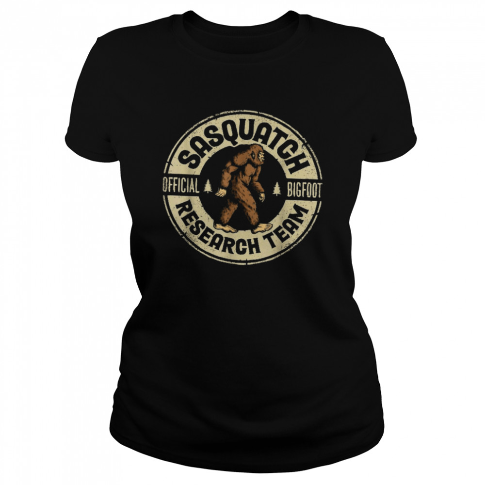 Sasquatch Official Bigfoot Research Team Classic Women's T-shirt