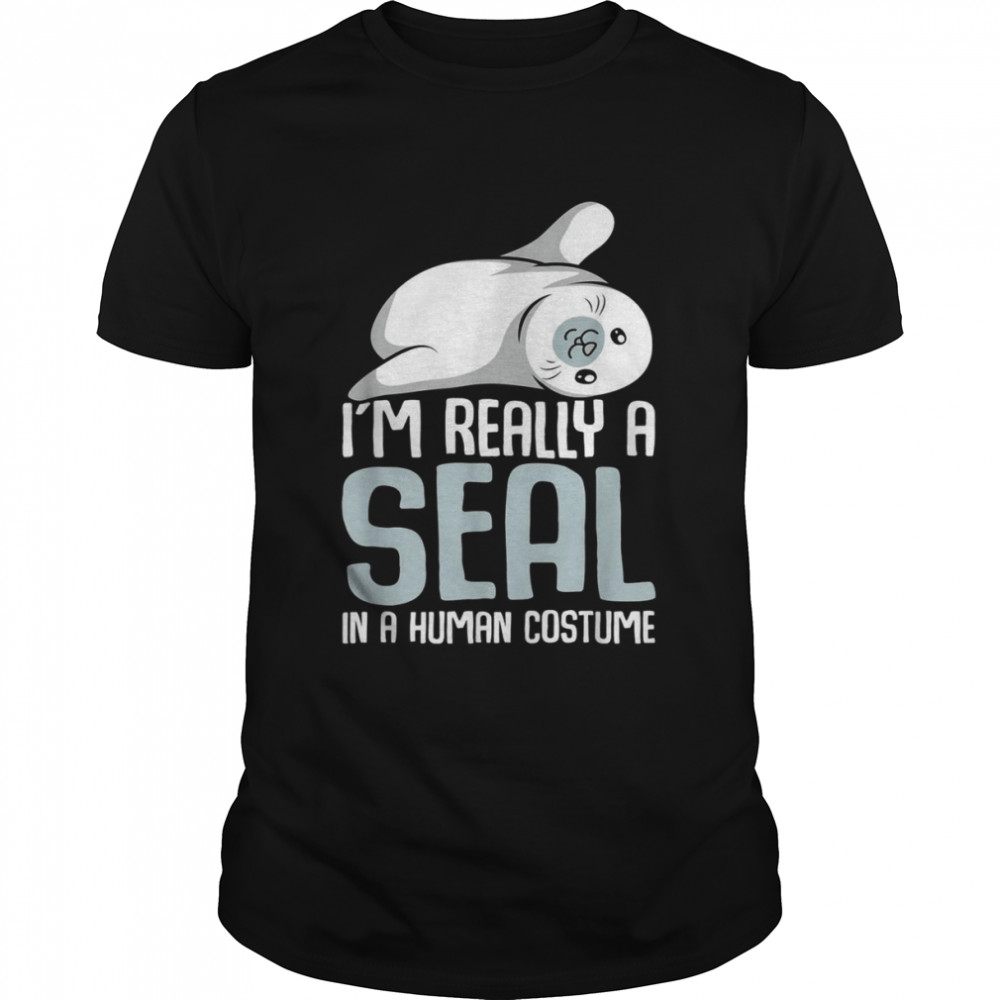 Seal Costume Sea Lion Seals Girls Boys Classic Men's T-shirt