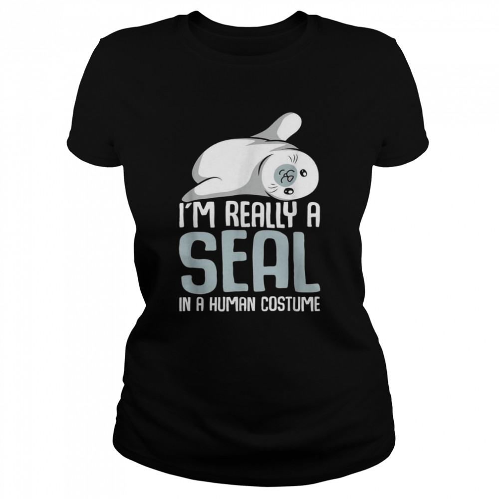 Seal Costume Sea Lion Seals Girls Boys Classic Women's T-shirt