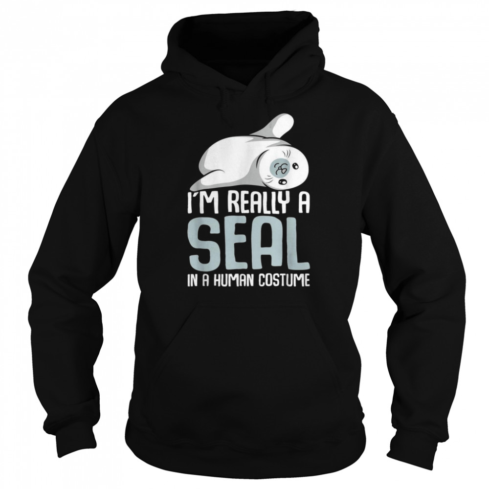 Seal Costume Sea Lion Seals Girls Boys Unisex Hoodie