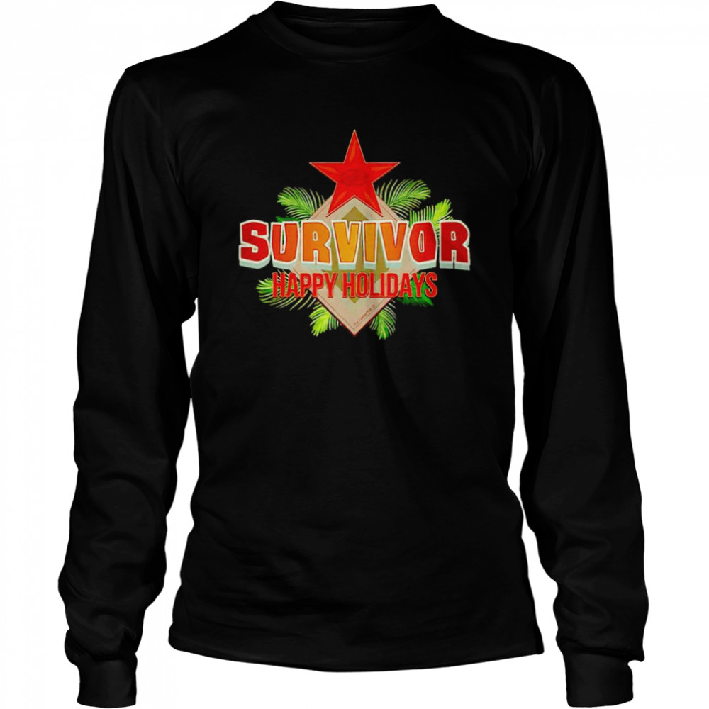 Survivor Happy Holidays shirt Long Sleeved T-shirt