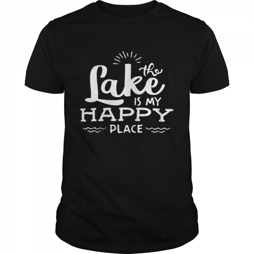 The lake is my happy place shirt Classic Men's T-shirt