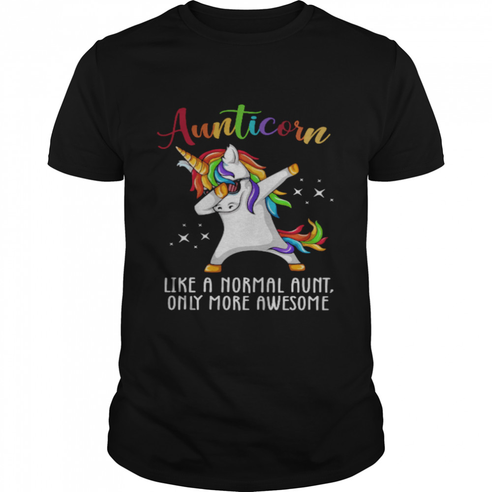 Aunticorn Like Normal Aunt Only More Awesome  Classic Men's T-shirt