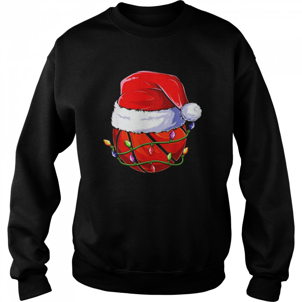 santa basketball sweater