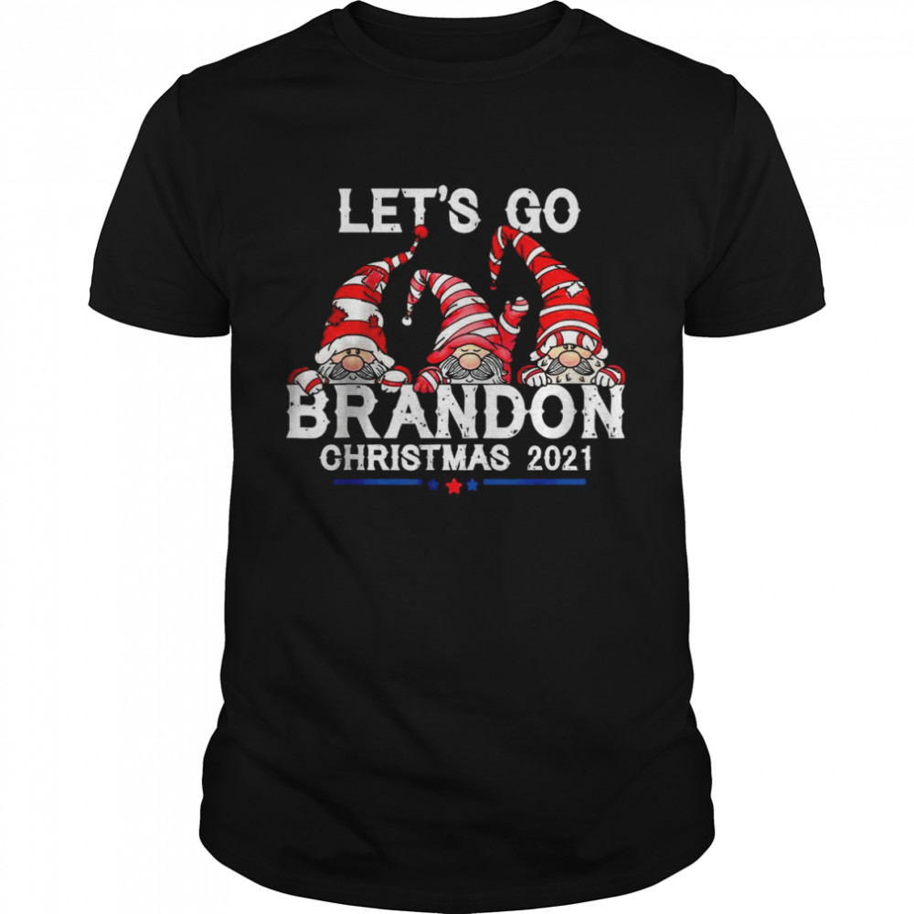 Let’s Go Brandon Christmas 2021 Gnomes Xmas T-Shirt