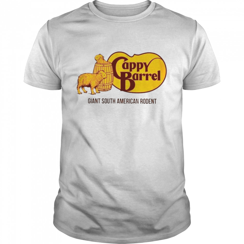 Cappy Barrel Giant South American Rodent shirt Classic Men's T-shirt