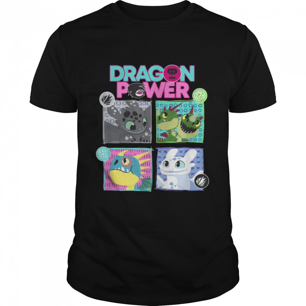 How To Train Your Dragon 3 Hidden World Dragon Power T-Shirt How To Train Your Dragon 3 Hidden World Dragon Power T-Shirt