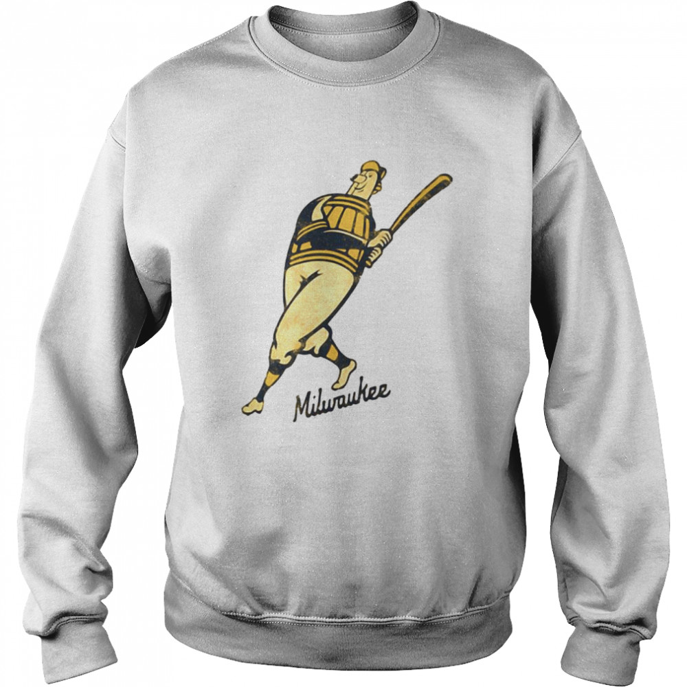 Milwaukee Brewers Profile Big & Tall Hometown Paint The Black T-Shirt - Gold