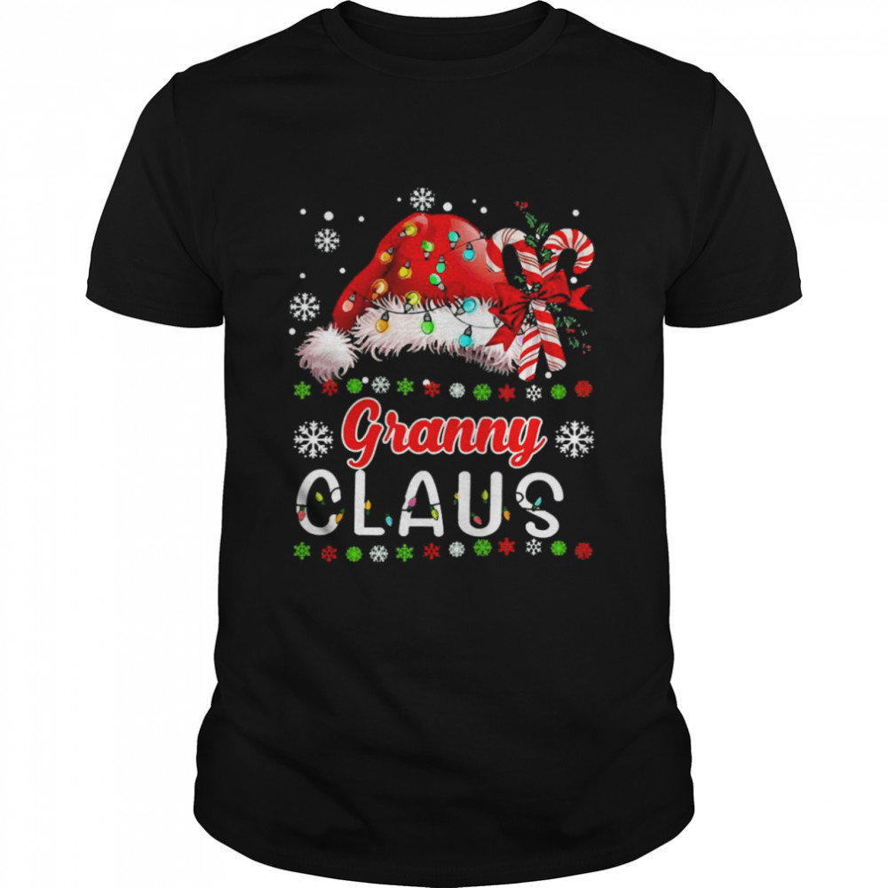 Santa Granny Claus Grandma Christmas Sweater  Classic Men's T-shirt
