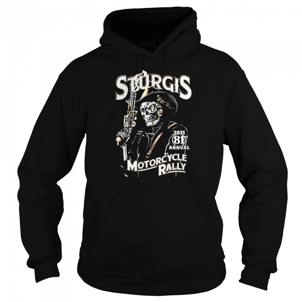 2021 Sturgis Motorcycle Rally Steampunk Cowboy Unisex Hoodie