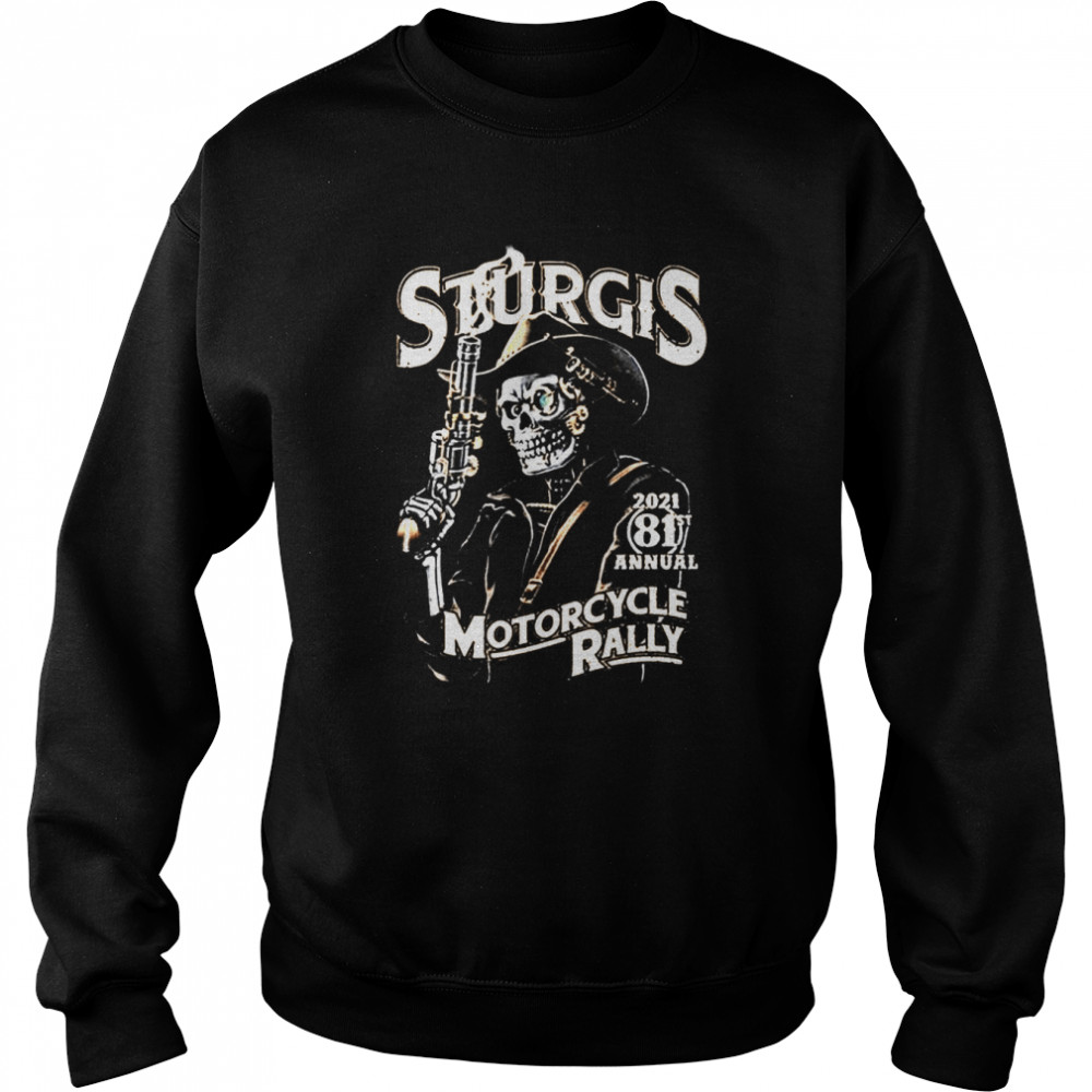 2021 Sturgis Motorcycle Rally Steampunk Cowboy Unisex Sweatshirt