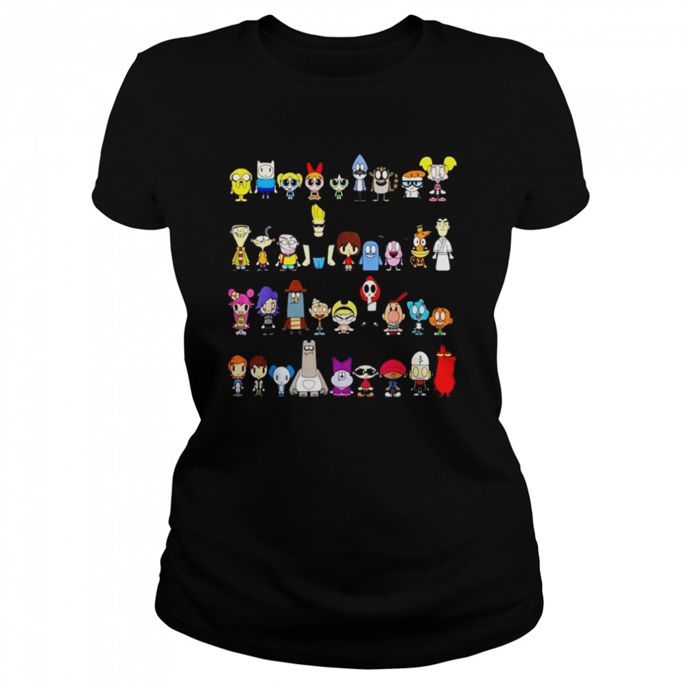 Best 90s Childhood Cartoon Shows Holiday CN FanClub Classic Women's T-shirt