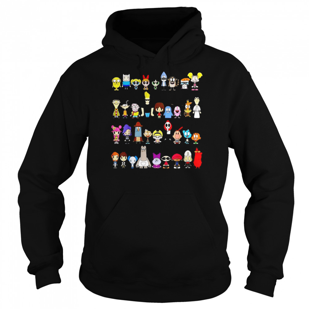 Best 90s Childhood Cartoon Shows Holiday CN FanClub Unisex Hoodie