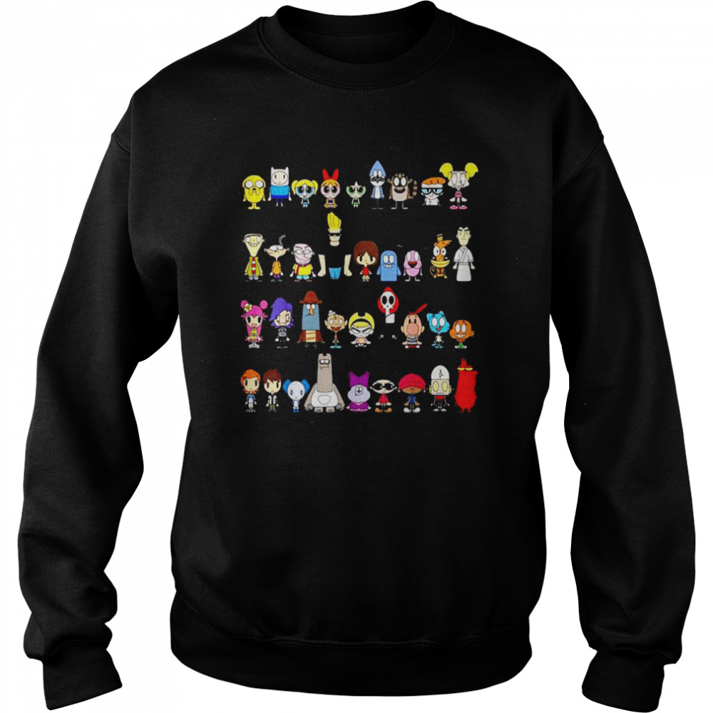 Best 90s Childhood Cartoon Shows Holiday CN FanClub Unisex Sweatshirt