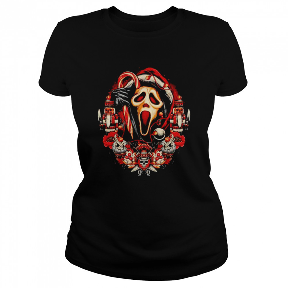 ghostface holidays at woodsboro shirt Classic Women's T-shirt