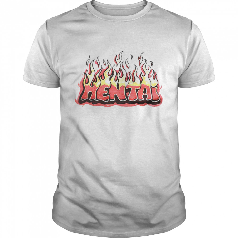 Hentai flames logo T-shirt Classic Men's T-shirt