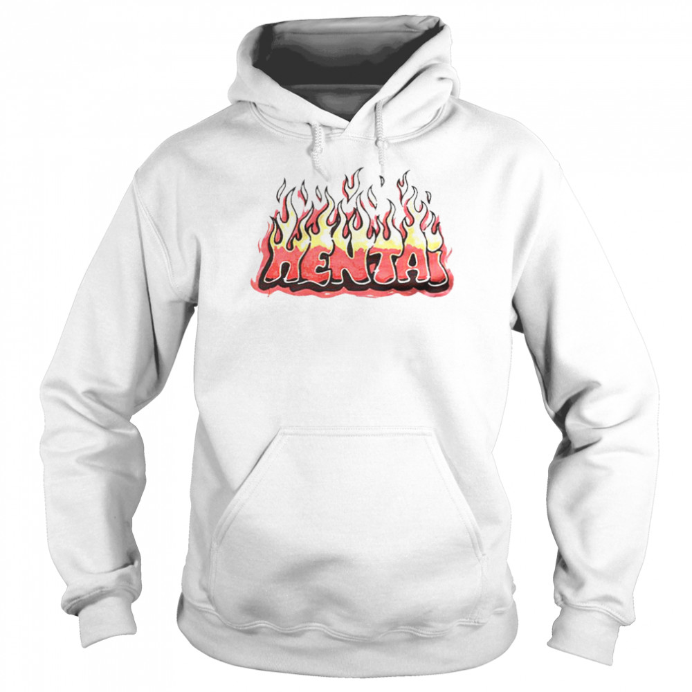 Hentai flames logo T-shirt Unisex Hoodie