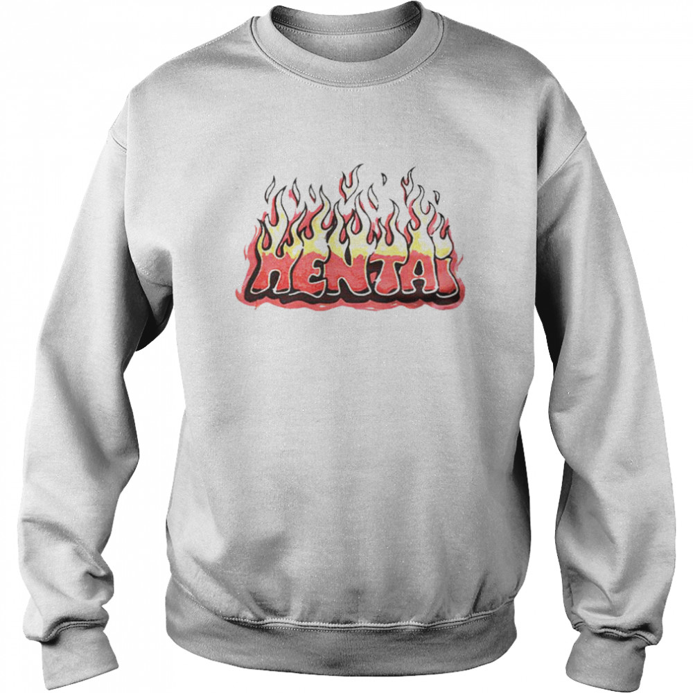 Hentai flames logo T-shirt Unisex Sweatshirt