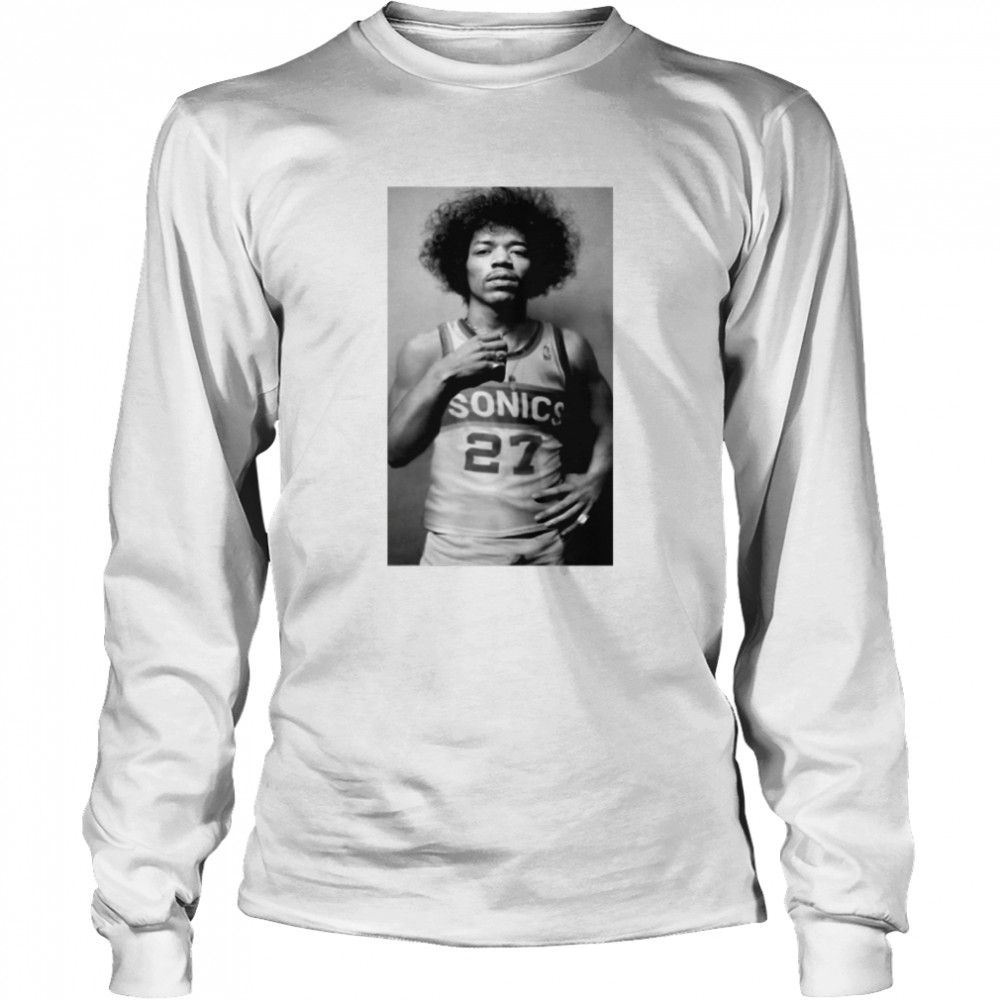 Klay Thompson Sonics 27 Long Sleeved T-shirt