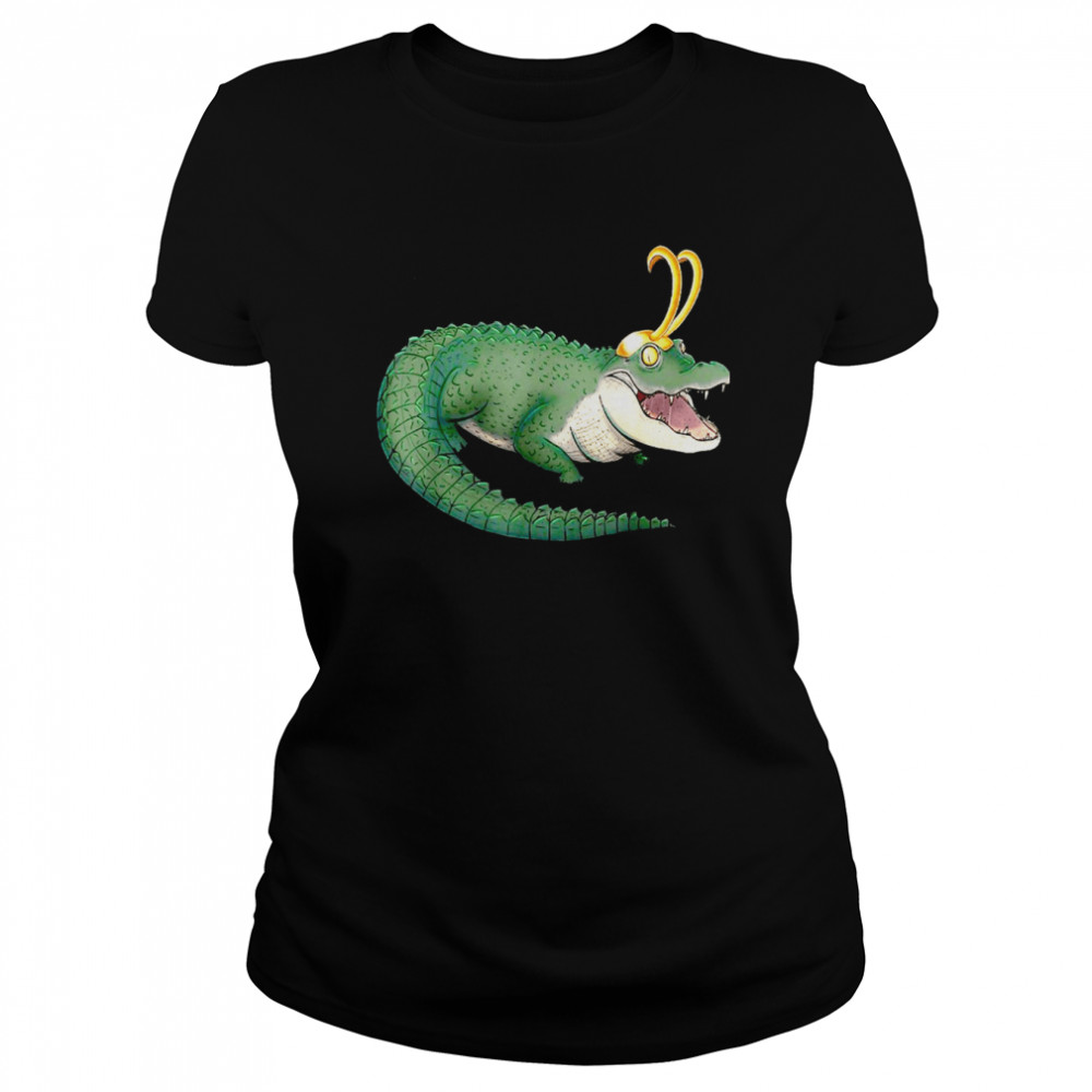 Loki Gator Alligator Loki Croki Crocodile God Of Mischief Classic Women's T-shirt