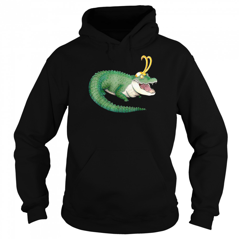 Loki Gator Alligator Loki Croki Crocodile God Of Mischief Unisex Hoodie