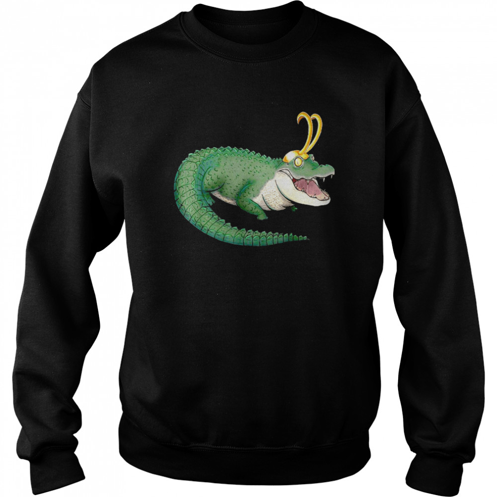 Loki Gator Alligator Loki Croki Crocodile God Of Mischief Unisex Sweatshirt