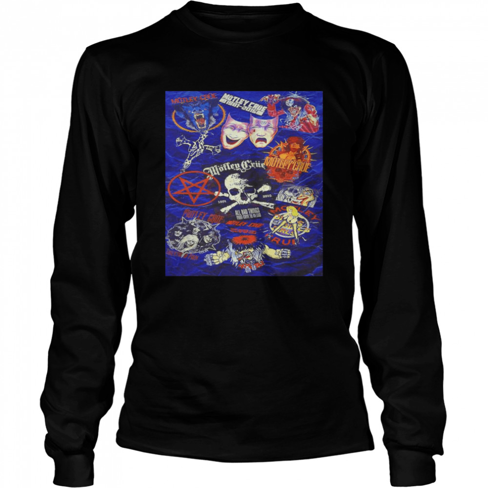 Motley Crue poster shirt Long Sleeved T-shirt