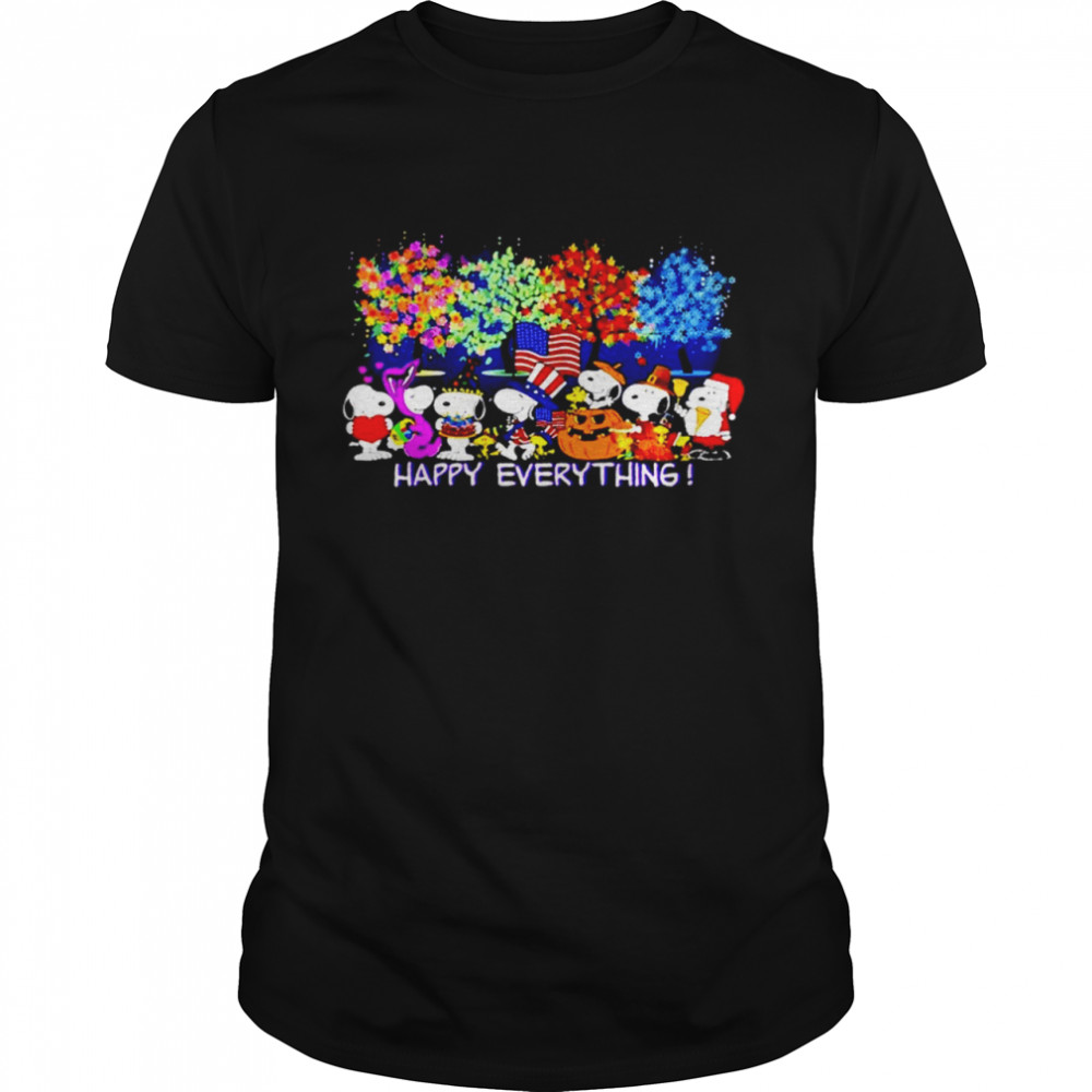 Snoopy Happy Everything Holiday shirt Classic Men's T-shirt