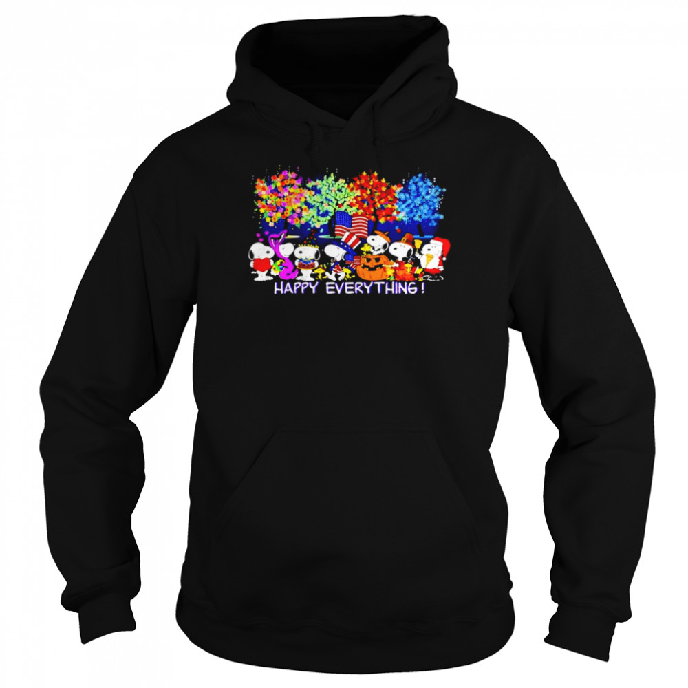 Snoopy Happy Everything Holiday shirt Unisex Hoodie