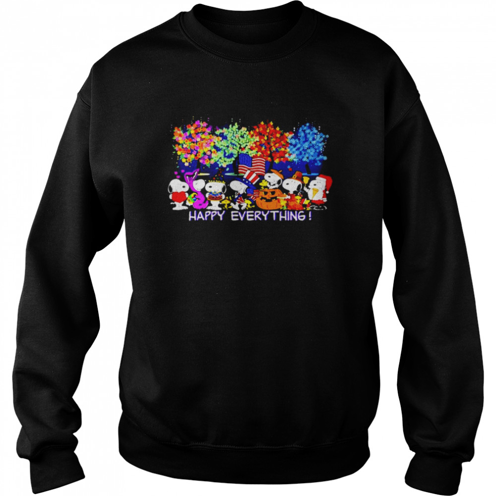 Snoopy Happy Everything Holiday shirt Unisex Sweatshirt