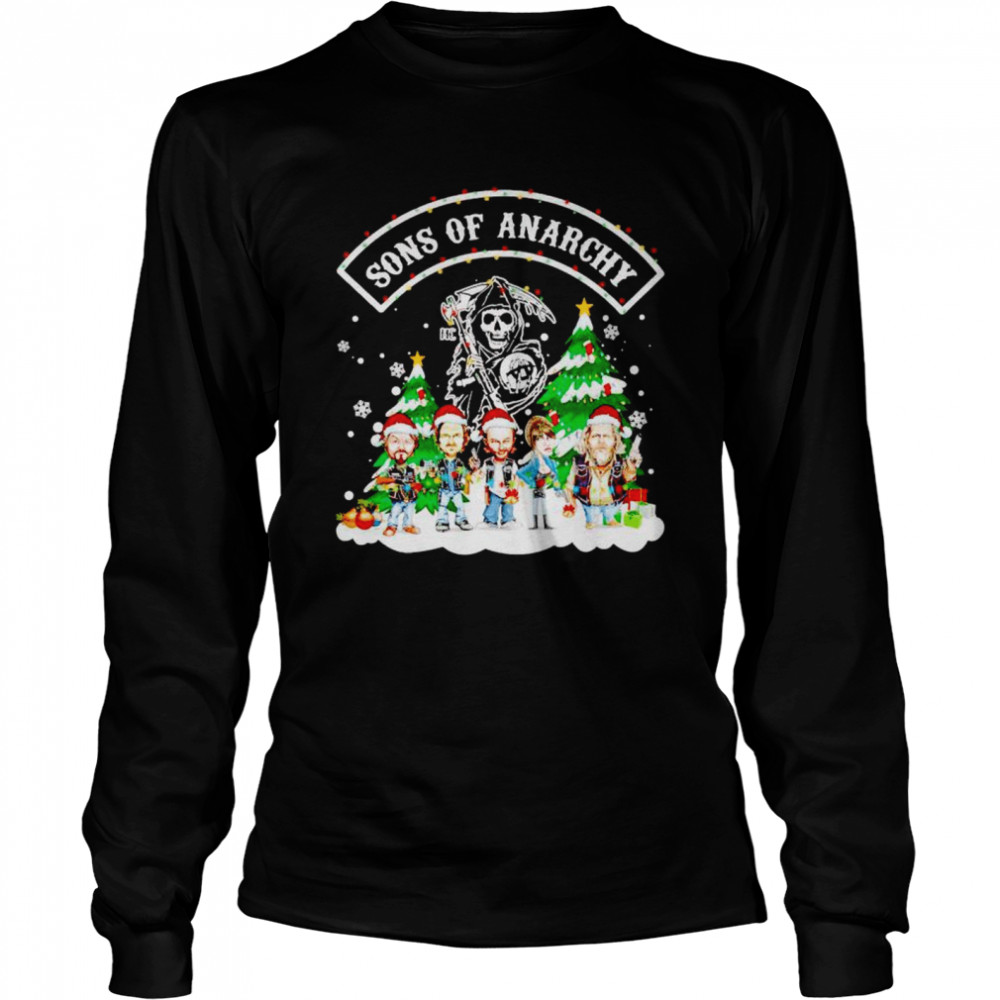 Sons of Anarchy members merry Christmas shirt Long Sleeved T-shirt