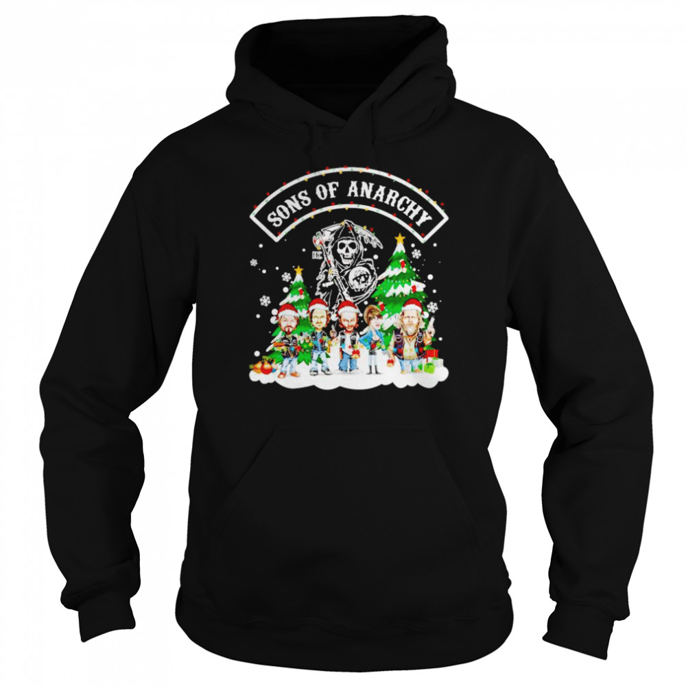 Sons of Anarchy members merry Christmas shirt Unisex Hoodie