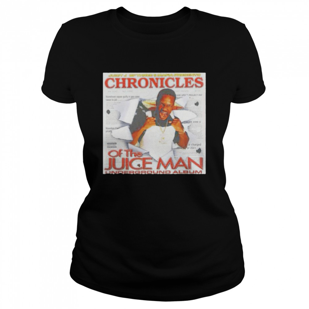 Three 6 Mafia Chronicles of the Juice Man underground album shirt Classic Women's T-shirt