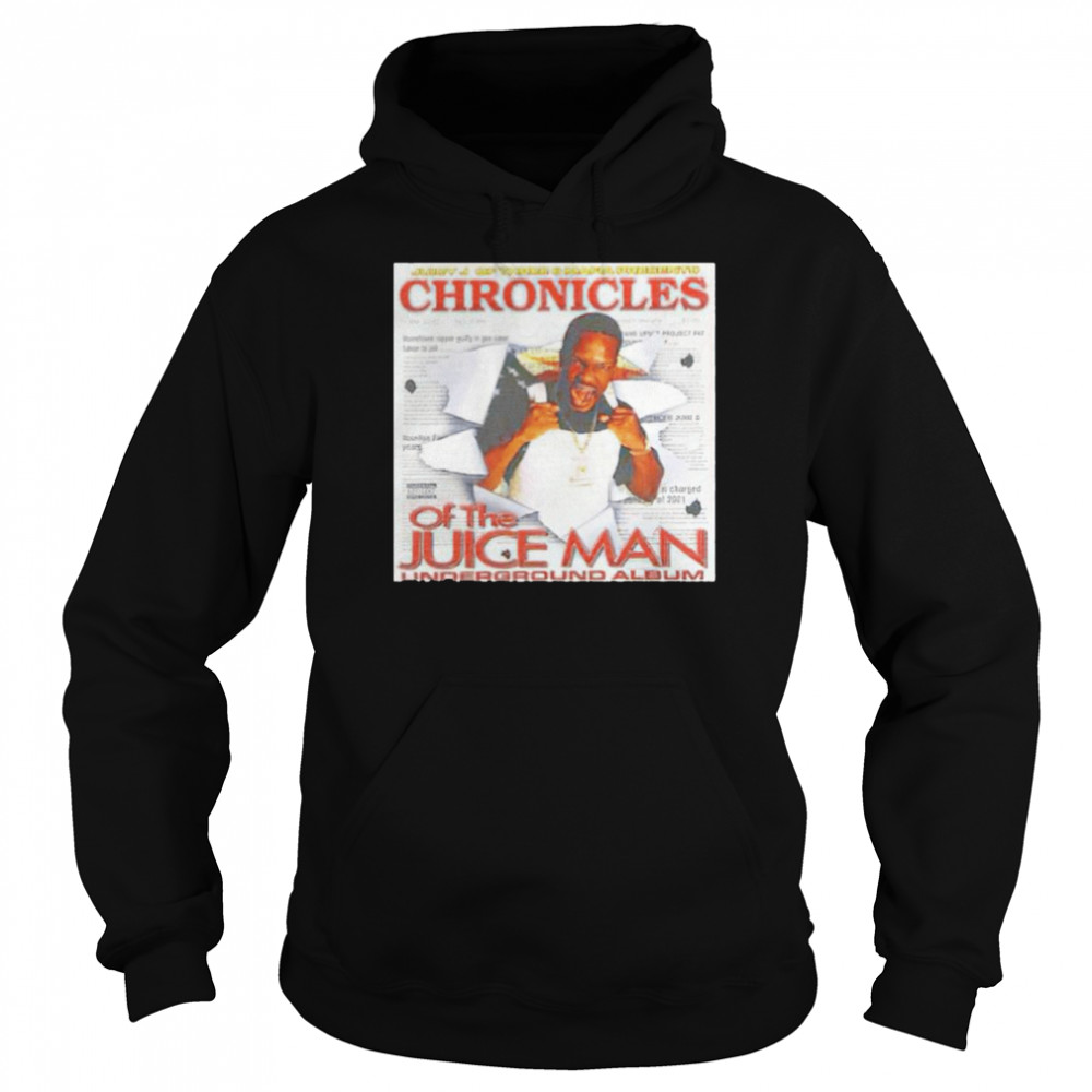 Three 6 Mafia Chronicles of the Juice Man underground album shirt Unisex Hoodie